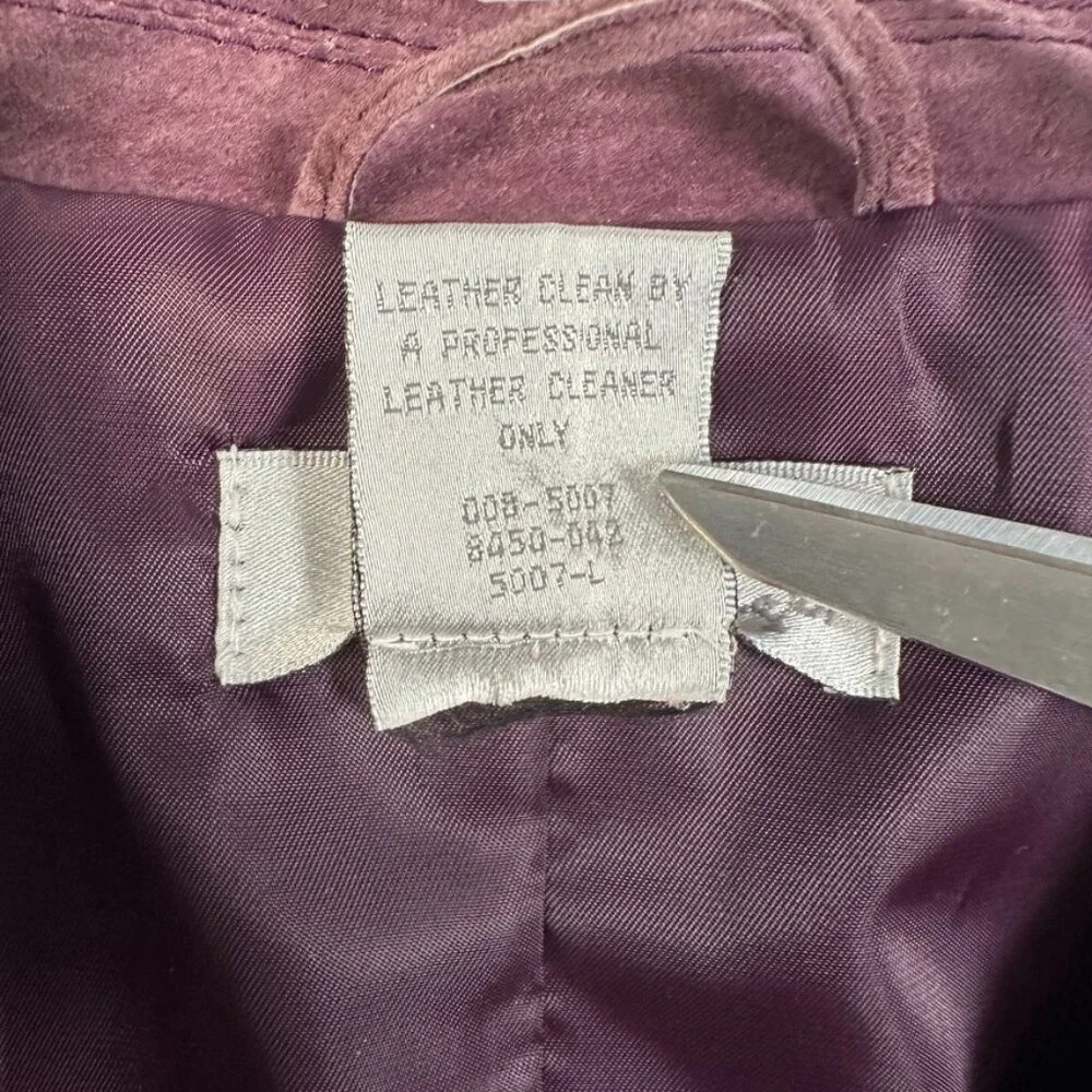 Leather Spiegel Suede Jacket‎ NWOT Vintage bin CTRR
